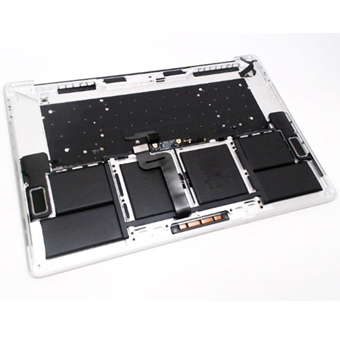661 06378 Apple Silver Top Case With Battery ANSI for MacBook Pro 15 2016 2017 A1707