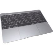 661-04882 Apple Space Gray Top Case with Keyboard for MacBook Retina 12" Early 2016 A1534
