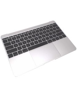 661-02242 Apple Keyboard with Housing Top Case for MacBook Retina 12" Early 2015 Silver MF865