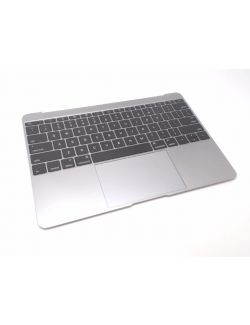 661-02243 Apple Keyboard with Housing Top Case for MacBook Retina 12" Early 2015 Space Gray A1534