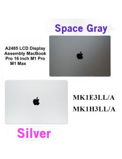 661-21968 Apple LCD Display Assembly,Space Gray, for MacBook Pro 16" 2021 A2485 NEW