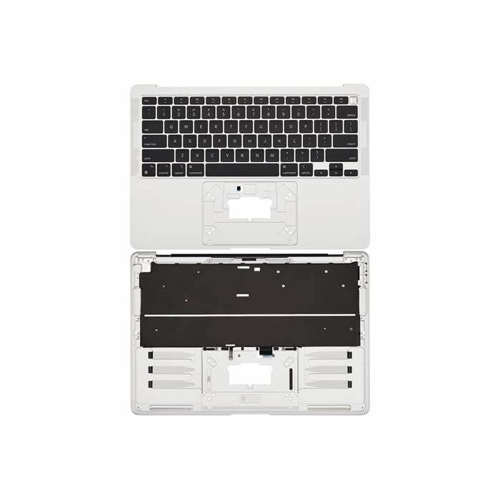 661-16833 Apple Top Case with Keyboard, Silver,  for MacBook Air 13" 2020 M1 CHIP  - A2337